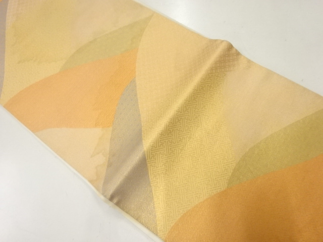 アンティーク　古典柄模様織出し袋帯（材料）